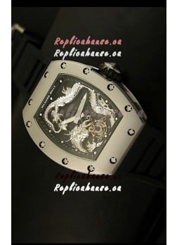 Richard Mille RM057 Tourbillon Jackie Chan Swiss Replica Watch in Titanium Case