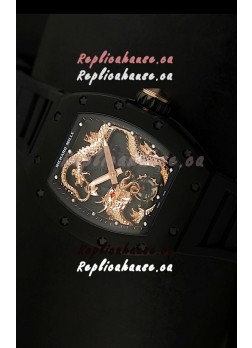Richard Mille RM057 Tourbillon Jackie Chan Swiss Replica Watch in PVD Case