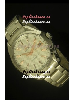 Omega Seamaster Aqua Terra Co-Axial Swiss Watch White Dial