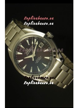 Omega Seamaster Aqua Terra Co-Axial Swiss Watch Black Dial