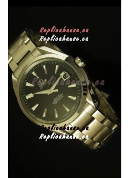 Omega Seamaster Aqua Terra Co-Axial Swiss Watch Black Dial