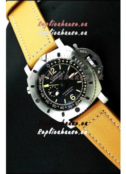 Panerai Luminor Submersible Swiss Automatic Watch in Black Dial