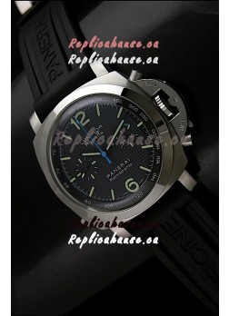 Panerai Luminor Regatta Swiss Replica Watch Rubber Strap - 1:1 Mirror Replica