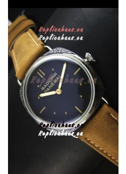 Panerai Radiomir PAM425 Floral engraved Case in Stainless Steel Case