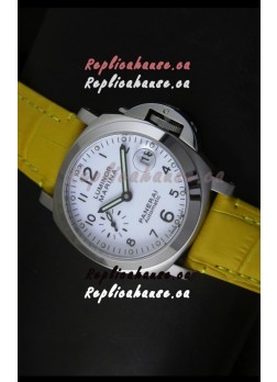 Panerai Luminor Marina PAM49 40MM Swiss Watch - Yellow Strap