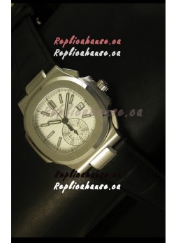 Patek Philippe Nautilus 5980 Black Strap - 1:1 Ultimate Mirror Replica