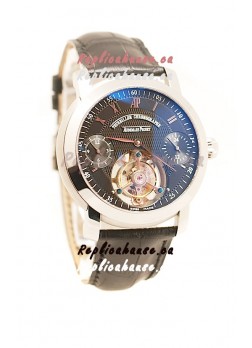 Audemars Piguet Jules Audemars Tourbillon Chronograph Swiss Watch in Black