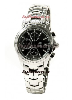 Tag Heuer Link 200 Meters Japanese Replica Quartz Watch in Black Dial
