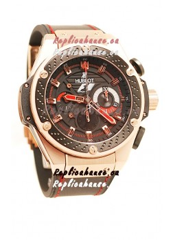 Hublot F1 King Power Zirconium Chronograph Limited Edition watch in Pink Gold