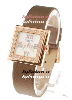Patek Philippe Ladies Swiss Watch in White Dial
