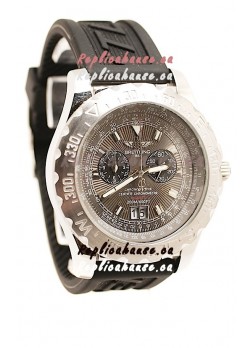 Breitling Chronograph Chronometre Replica Watch in Grey Dial