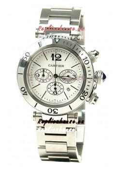 Cartier Pasha Seatimer Swiss Replica Automatic Watch