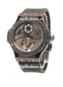 Hublot Big Bang Tourbillon MD Solo Bang Swiss Replica PVD Watch
