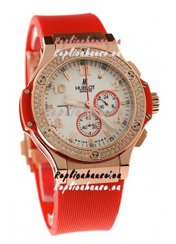 Hublot Big Bang Red Carat Swiss Replica Watch
