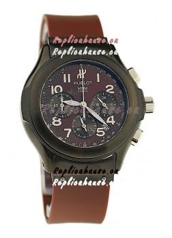 Hublot MDM Chronograph Swiss Replica Watch in PVD Casing