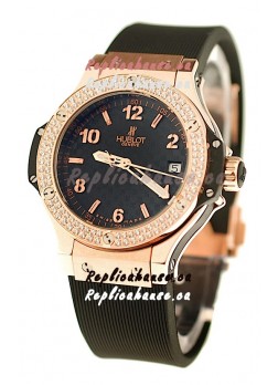 Hublot Big Bang Cappucino Carbon Face Swiss Replica Watch