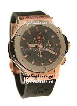 Hublot Rose Gold Aero Bang Swiss Replica Watch
