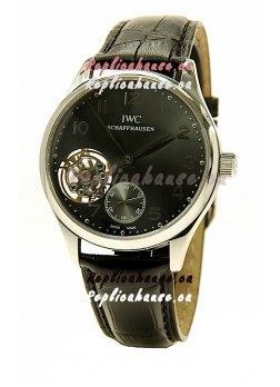 IWC Portuguese Tourbillon Swiss Replica Watch in Grey Dial