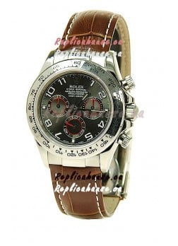 Rolex Daytona Cosmograph Swiss Replica Watch in Grey Dial