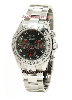 Rolex Daytona Cosmograph 2011 Edition Swiss Replica Watch in Black Dial