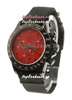 Rolex Daytona Cosmograph 2011 Edition Swiss Watch in Red Dial