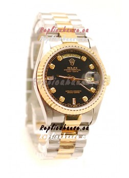 Rolex Day Date Two Tone Japanese Replica Watch