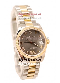 Rolex Oyster Perpetual Datejust Diamonds VI Swiss Replica Watch -36MM
