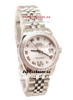 Rolex Oyster Perpetual Datejust Diamonds VI Swiss Replica Watch -36MM