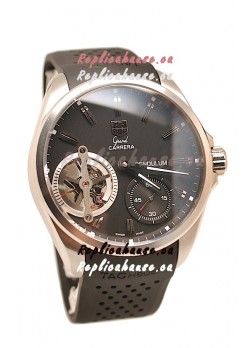 Tag Heuer Grand Carrera Pendulum Swiss Automatic Steel Watch