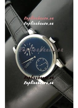 A. Lange & Sohne Cortes de Geneve Decorative Bridges Classic Replica Watch in Black Dial