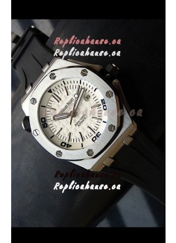 Audemars Piguet Scuba Japanese Replica Watch White Dial