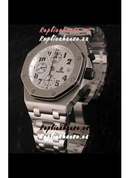 Audemars Piguet Royal Offshore in White Safari Dial - Secs hand 9 O Clock