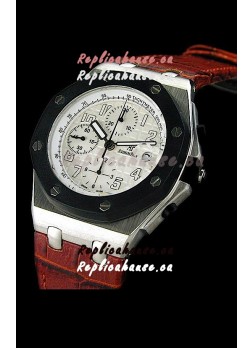 Audemars Piguet Royal Oak Watch in Rubber Bezel - Secs hand 9 O Clock