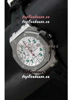 Audemars Piguet Royal Oak Offshore Pride of Mexico Swiss Watch - Secs hands at 12 O'Clock