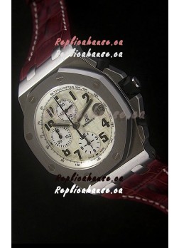 Audemars Piguet Royal Oak Watch in Off White Dial - Secs hand 12 O Clock