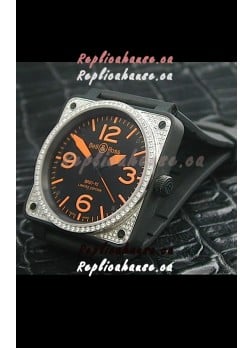 Bell and Ross BR01 92 Swiss Watch with Diamonds Bezel