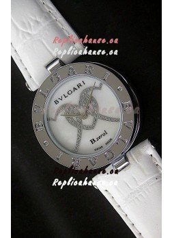 Bvlgari B.zerol Japanese Replica Quartz Watch in White Dial