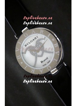 Bvlgari B.zerol Japanese Replica Quartz Watch in White Dial