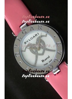 Bvlgari B.zerol Japanese Replica Quartz Watch in White Dial