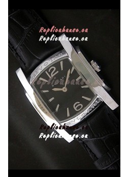 Bvlgari Assioma Japanese Replica Quartz Watch in Black Dial
