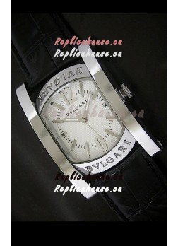 Bvlgari Assioma Japanese Replica Quartz Watch in White Dial