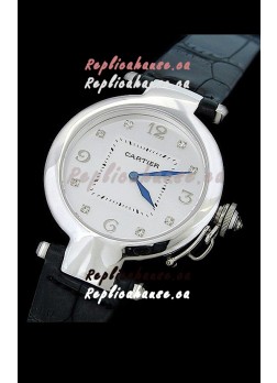 Cartier Pasha de Swiss Replica Automatic Watch in White Dial