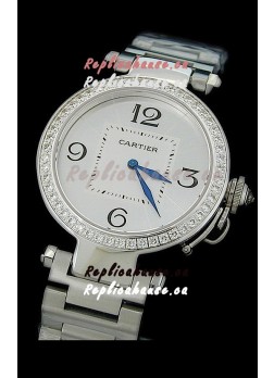 Cartier Pasha de Swiss Replica Automatic Watch in White Dial