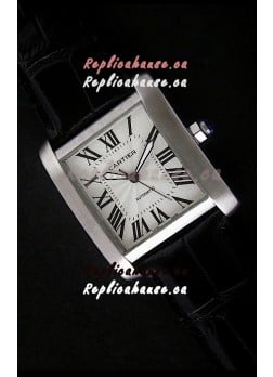 Cartier Tank 100 Japanese Replica Watch in White Dial