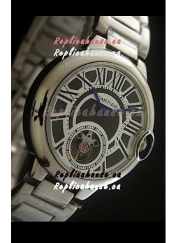 Cartier Ballon de Japanese Replica Watch in Black layerd Dial