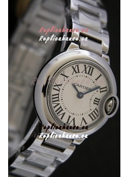 Cartier Ballon Bleu de Swiss Replica Watch in White Dial