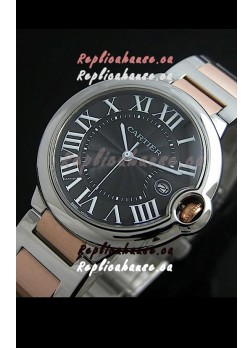 Cartier Ballon Bleu de Japanese Replica Watch Two Tone