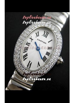 Cartier Ellipse Ladies Replica Watch in White Dial