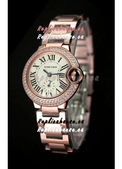 Cartier Swiss Ladies Watch in Rose Gold Casing