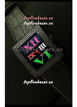 Franck Muller Geneve Infinity Japanese Special PVD Watch in Multi Color Roman Markers